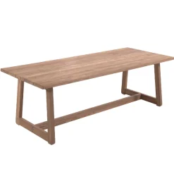 Gartentisch Isabella Gescova - recyceltes Teakholz - 300x110cm - Braun