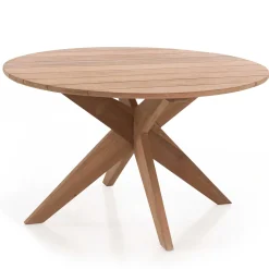 Gartentisch Java Gescova - Teakholz massiv - Ø165 cm - Braun