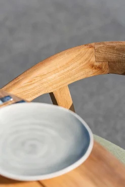 Gartentisch Java Gescova - Teakholz massiv - Ø165 cm - Braun