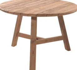 Gartentisch Sintra Gescova - Recyceltes Teakholz - Ø120x75 cm - Braun