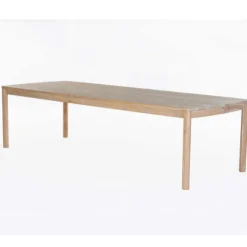 Gartentisch Tunis Gescova - Teakholz, 290x105x75 cm, Braun