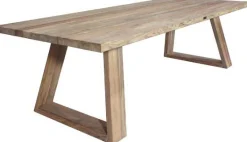 Gartentisch Victoria Gescova - Recyceltes Teakholz - 250x100x77cm - Braun