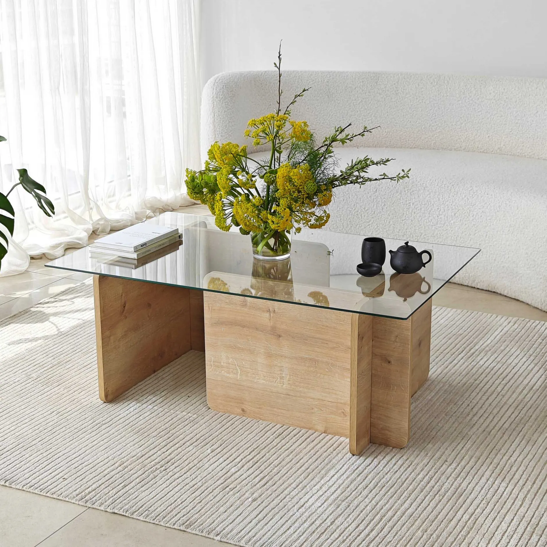 Giona Couchtisch | 100 % MELAMIN | Saphir