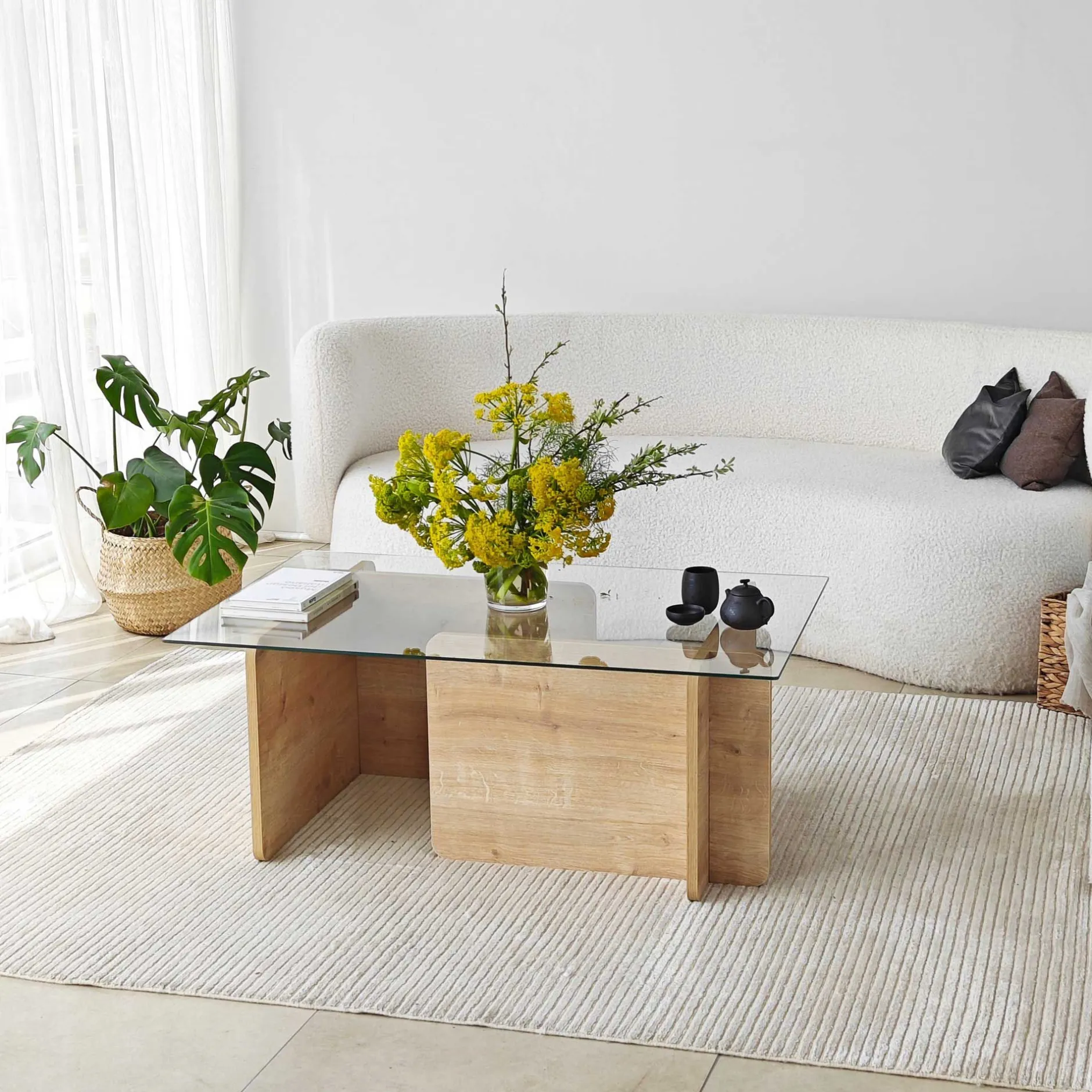 Giona Couchtisch | 100 % MELAMIN | Saphir