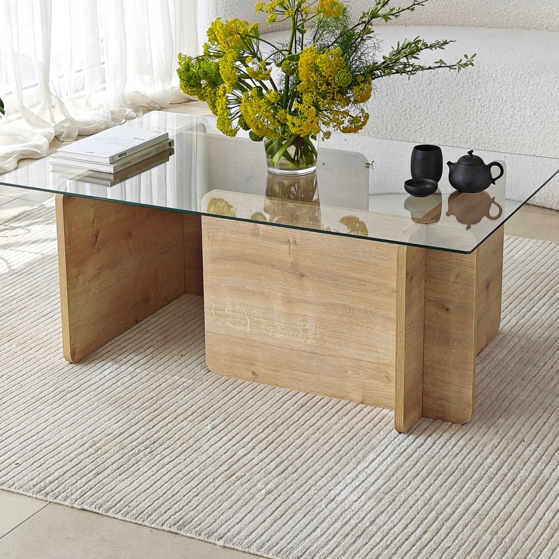 Giona Couchtisch | 100 % MELAMIN | Saphir
