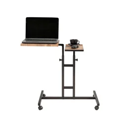 Glen Laptop-Stehpult | 100 % MELAMIN | Atlantische Kiefer, Schwarz