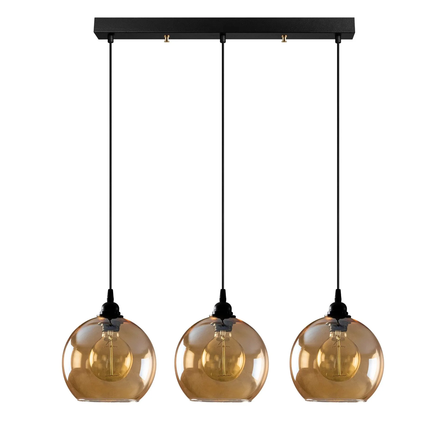 Gold Kronleuchter | METALLGEHÄUSE | Gold, Schwarz