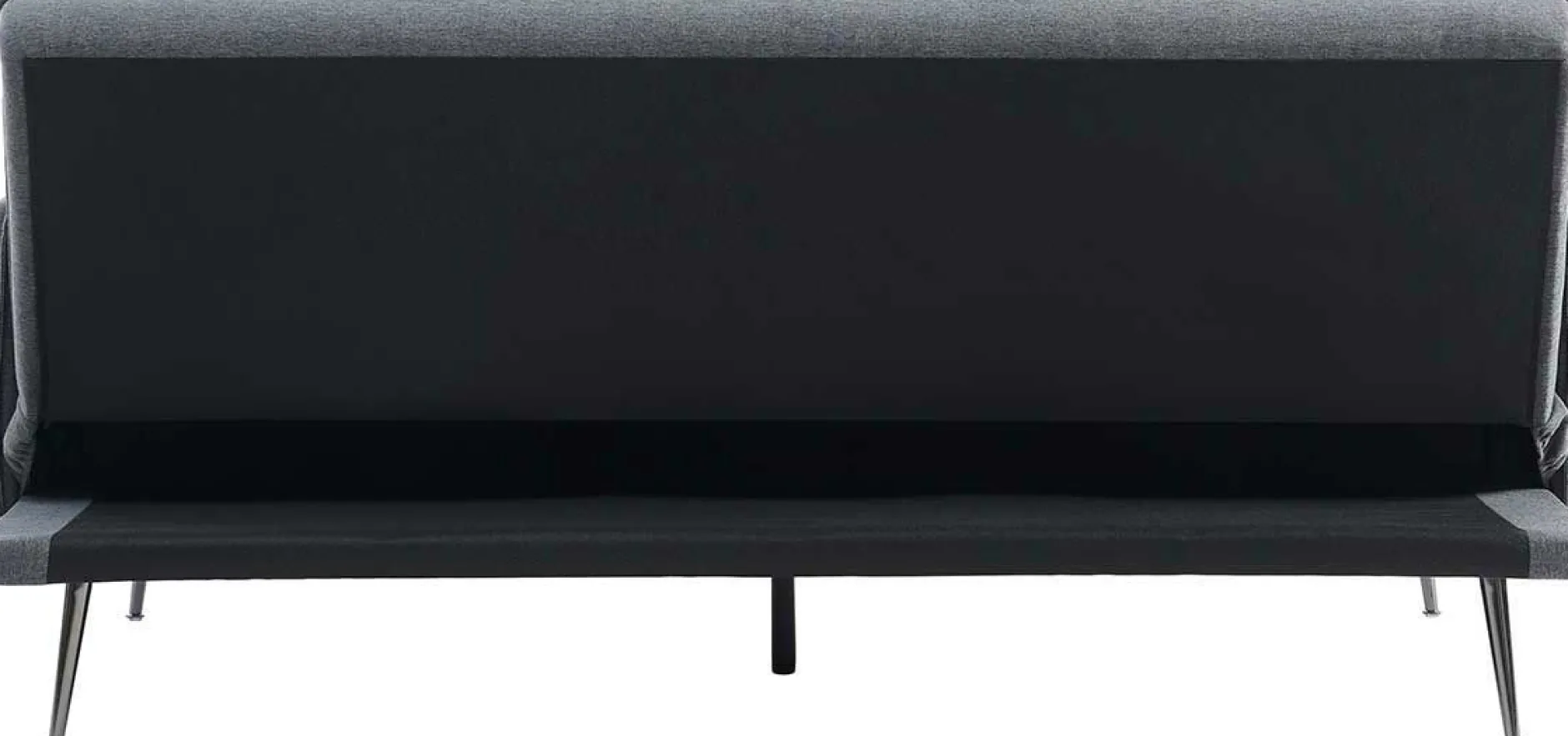 Graues Sivas Sofabett | Eukalyptusrahmen | H-H 95 x B-L 199 x T-P 89 cm