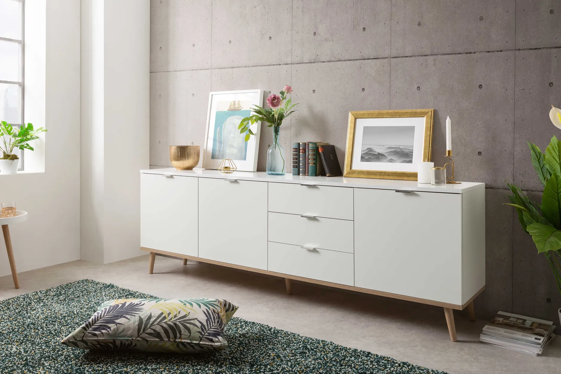 Göteborg Sideboard 3 Türen & 3 Schubladen