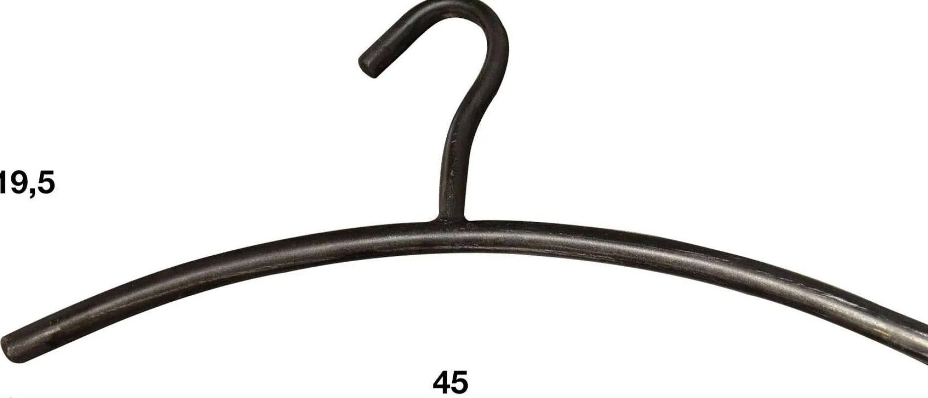 Gunmetal Rundrohr Kleiderbügel