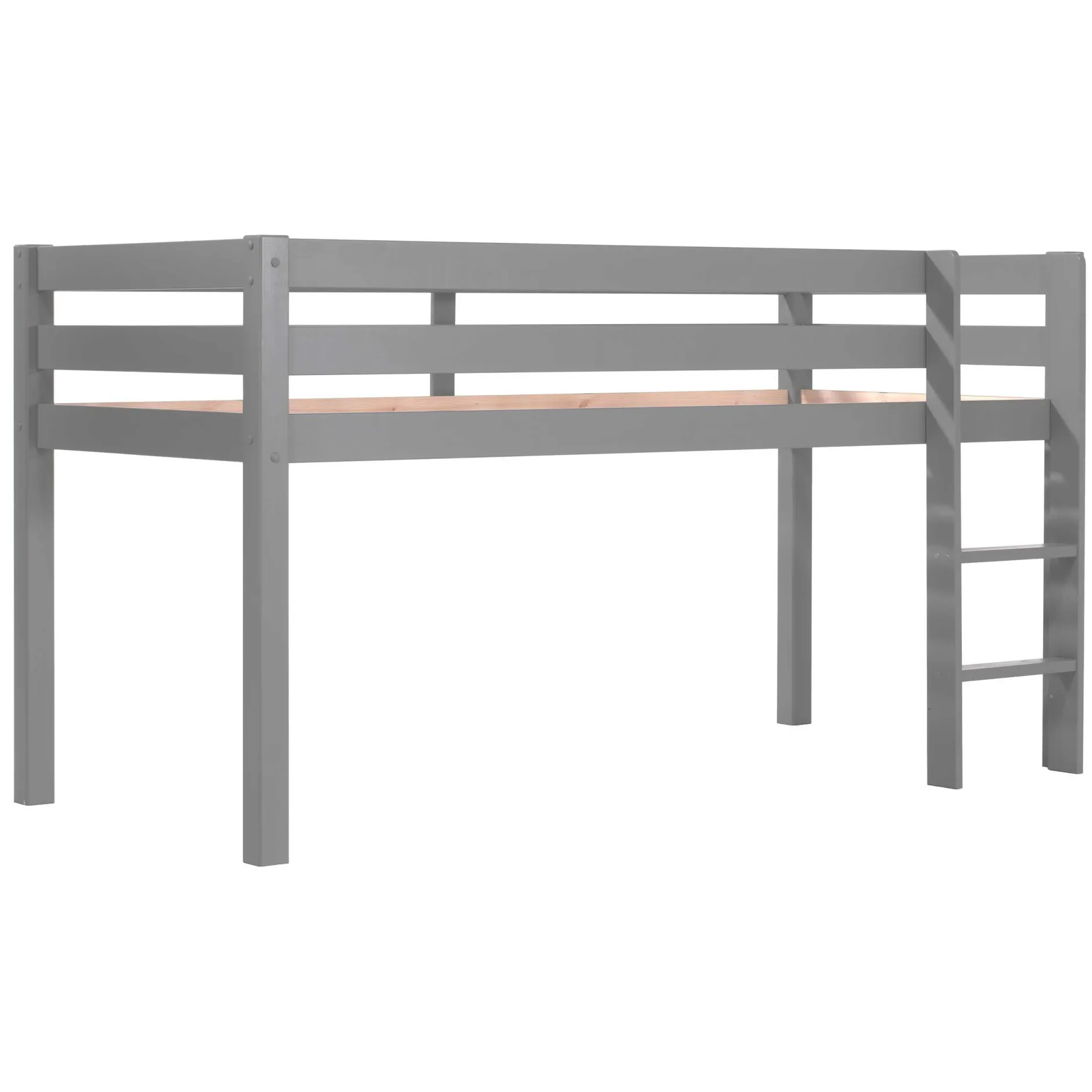 Halbhochbett Charlotte - grau