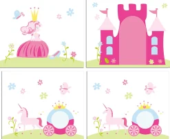 Halbhochbett Forrest mit Bettzelt Princess - Buchenholz