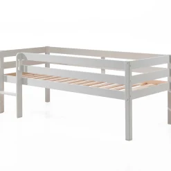Halbhochbett Pip 90 x 200 Kiefer - weiß