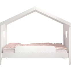 Hausbett Amori 90x200 cm mit Rausfallschutz - weiß