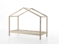 Haus Bett Dallas 3 90x200 - Kieferholz