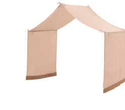 Hausbett Forrest - 90 x 200cm - mit Leiter, Aufbewahrungskästen und Schlafzelt - Buche - weiß