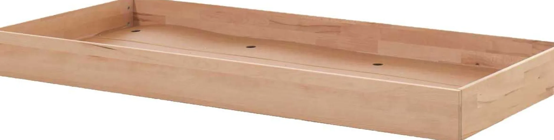 Hausbett Forrest 90x200 mit Rollbett, herunterklappbarem Schutzgitter und Bettzelt - Buche/Rosa
