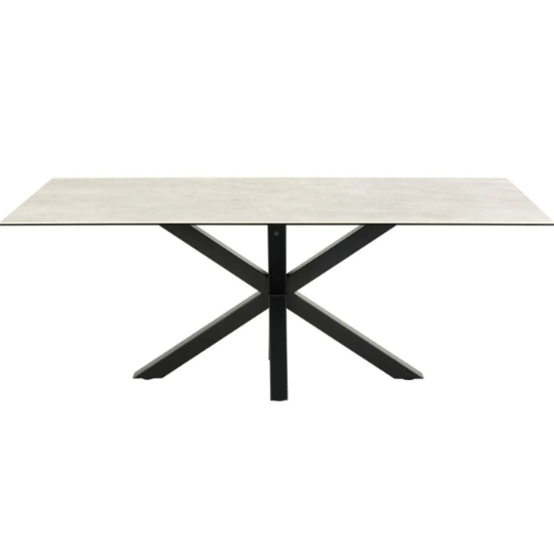 Heaven Rechteckiger Esstisch - Grau Keramik, 200x100x75,5 cm
