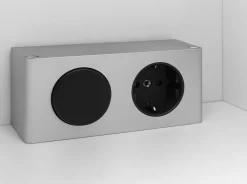 Helina 3 dreiteiliger Badezimmerschrank - Eiche/Grau