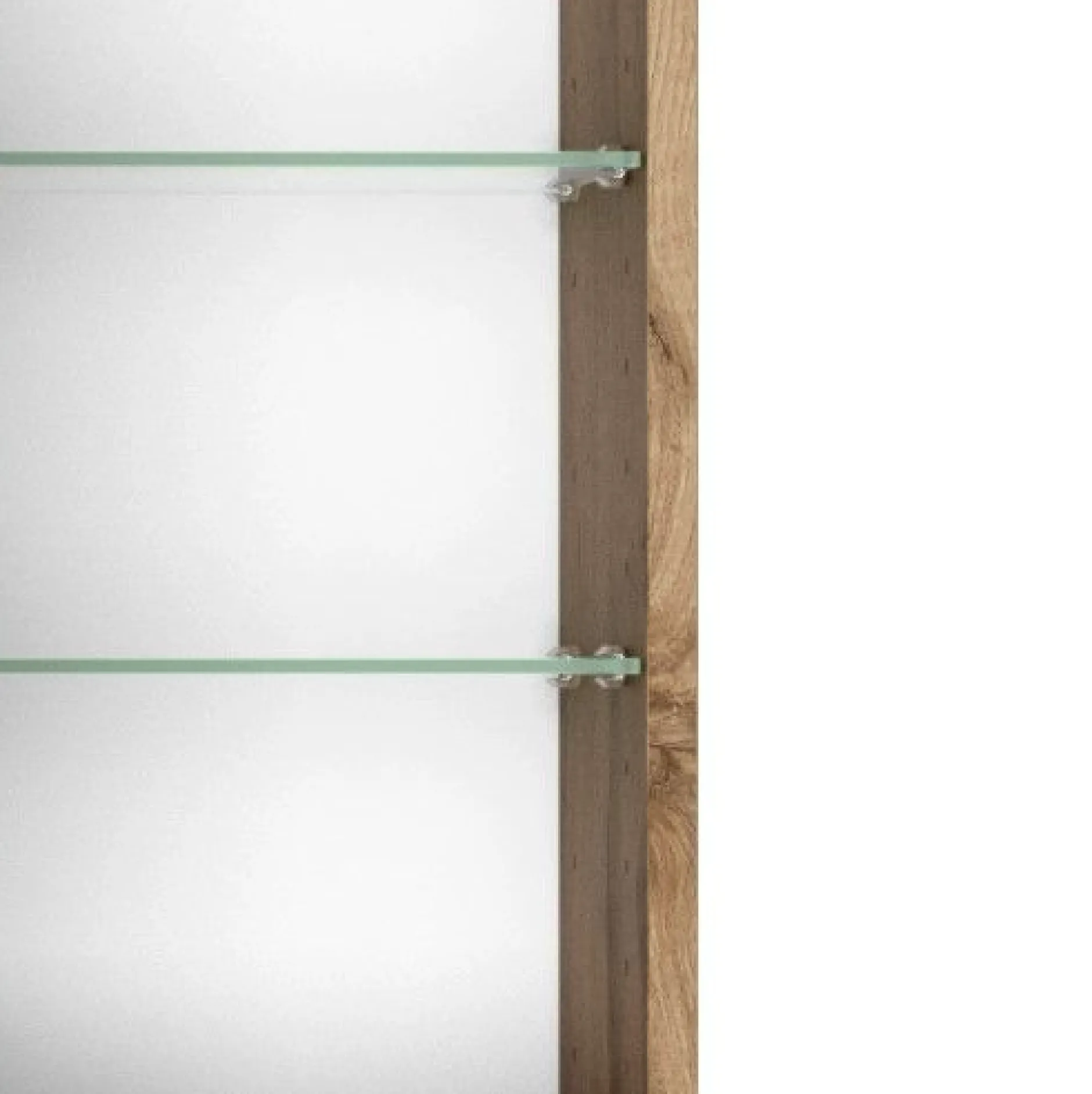 Helina 1 2-teiliger Badezimmerschrank - Eiche/Weiß