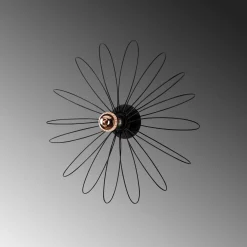 Hemdem Wandleuchte | METALLGEHÄUSE | Schwarz