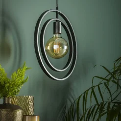 Hängeleuchte Celeste 1 Lichtquelle - anthrazit