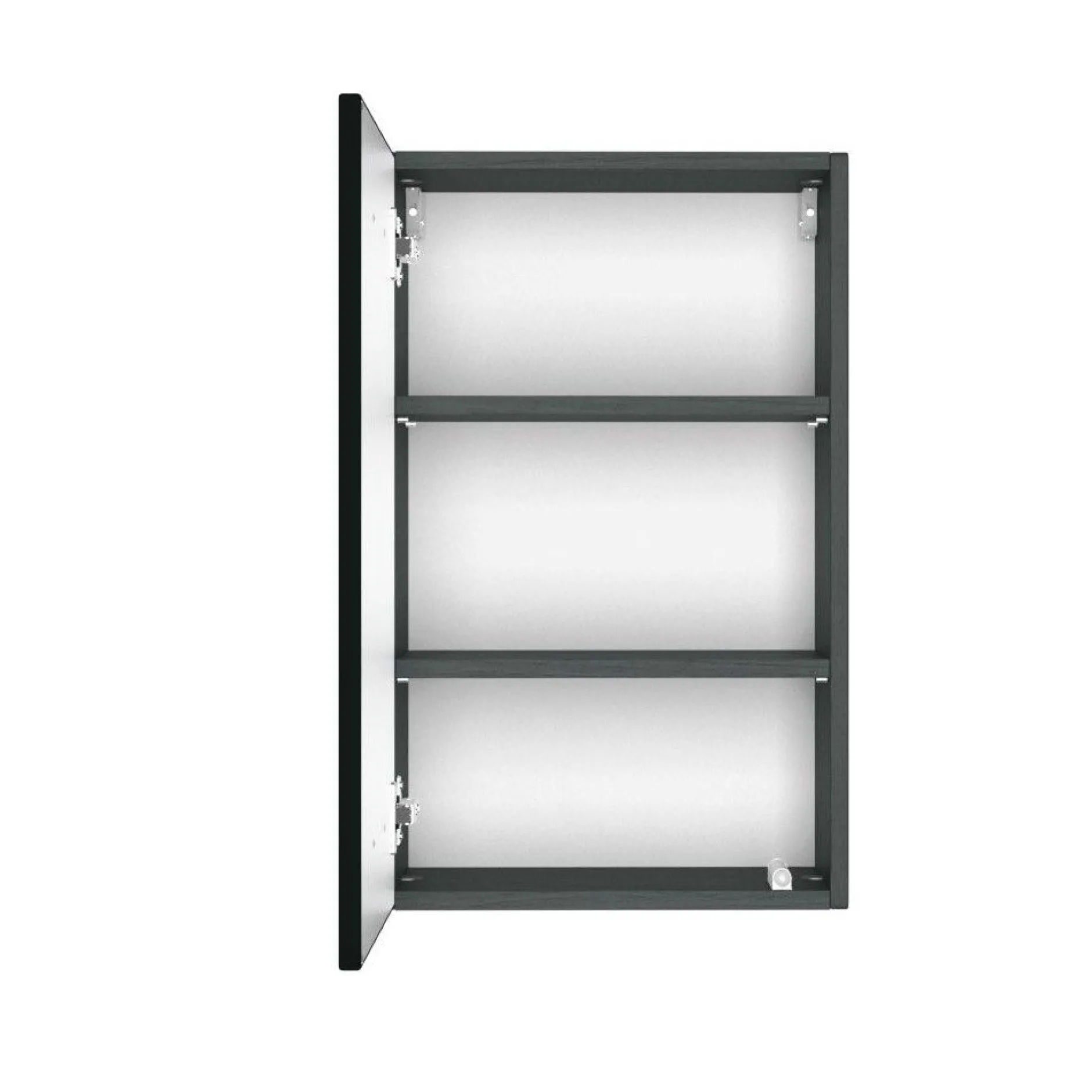 Hängeschrank Brama/Kornel/Pisca 40cm 1 Tür - graphit/mattgrau
