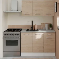 Hängeschrank Eko 80cm mit 2 Türen - Eiche