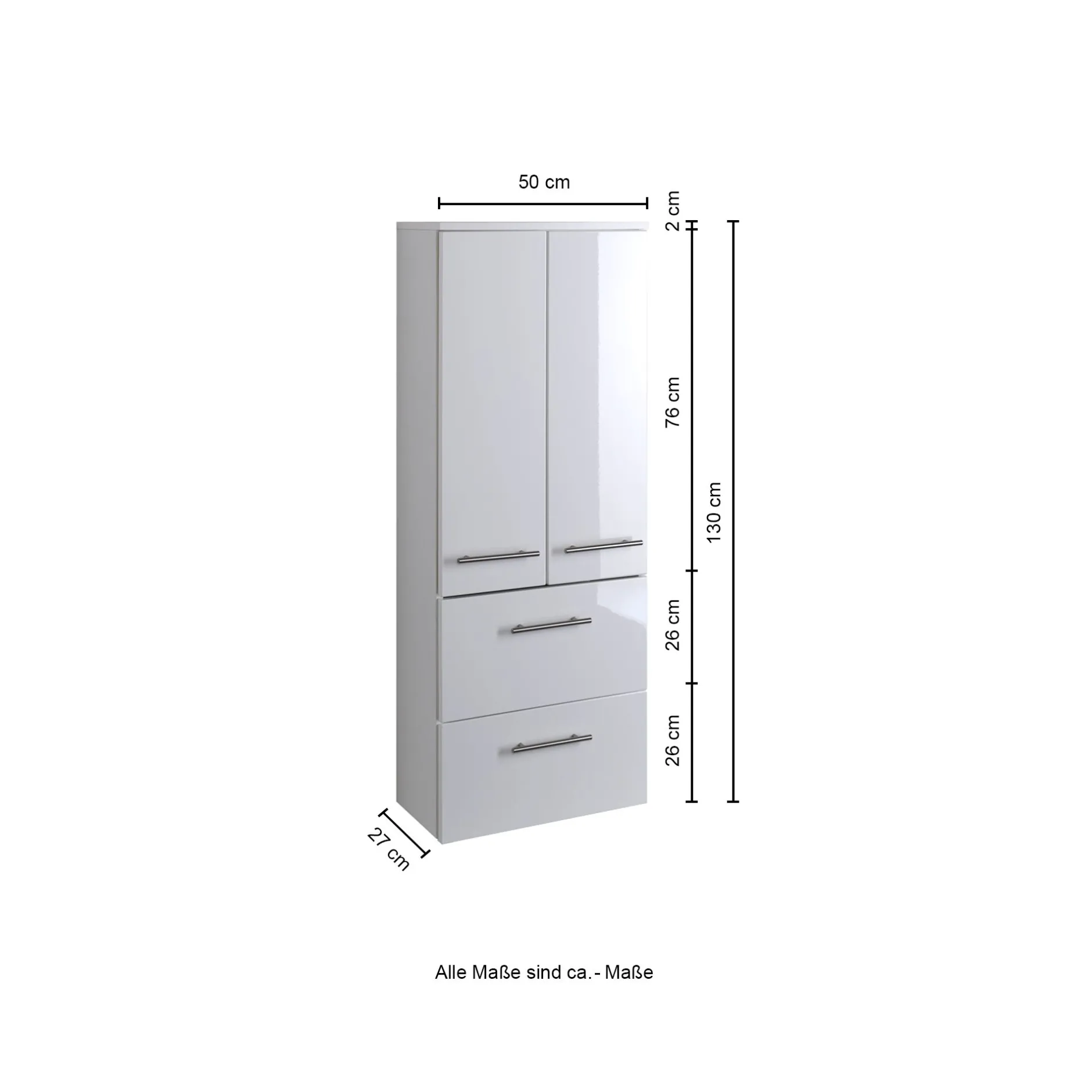 Hängeschrank Klein 50cm