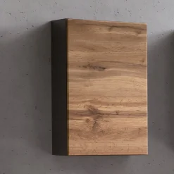 Hängeschrank Kornel/Luna 40cm 1 Tür - graphitgrau/eiche