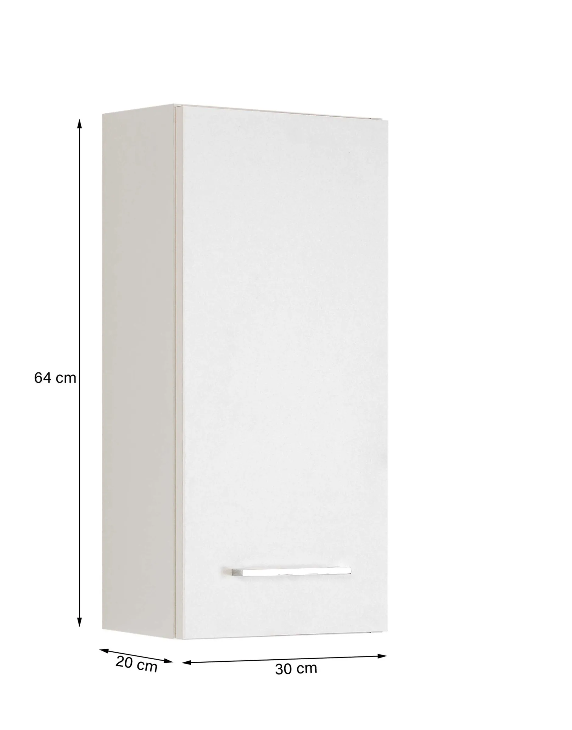 Hängeschrank Pares 30cm 1 Tür - weiß