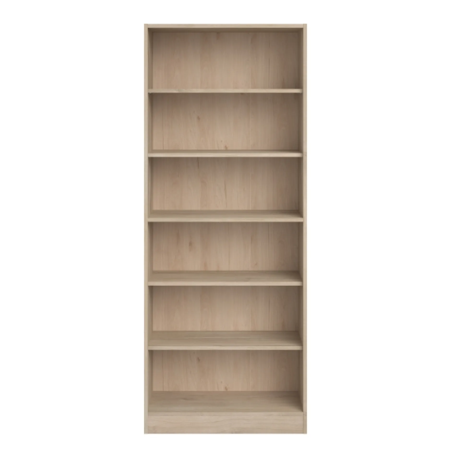 Hobby-Bücherregal 198 cm - 5 Fachböden - Eiche