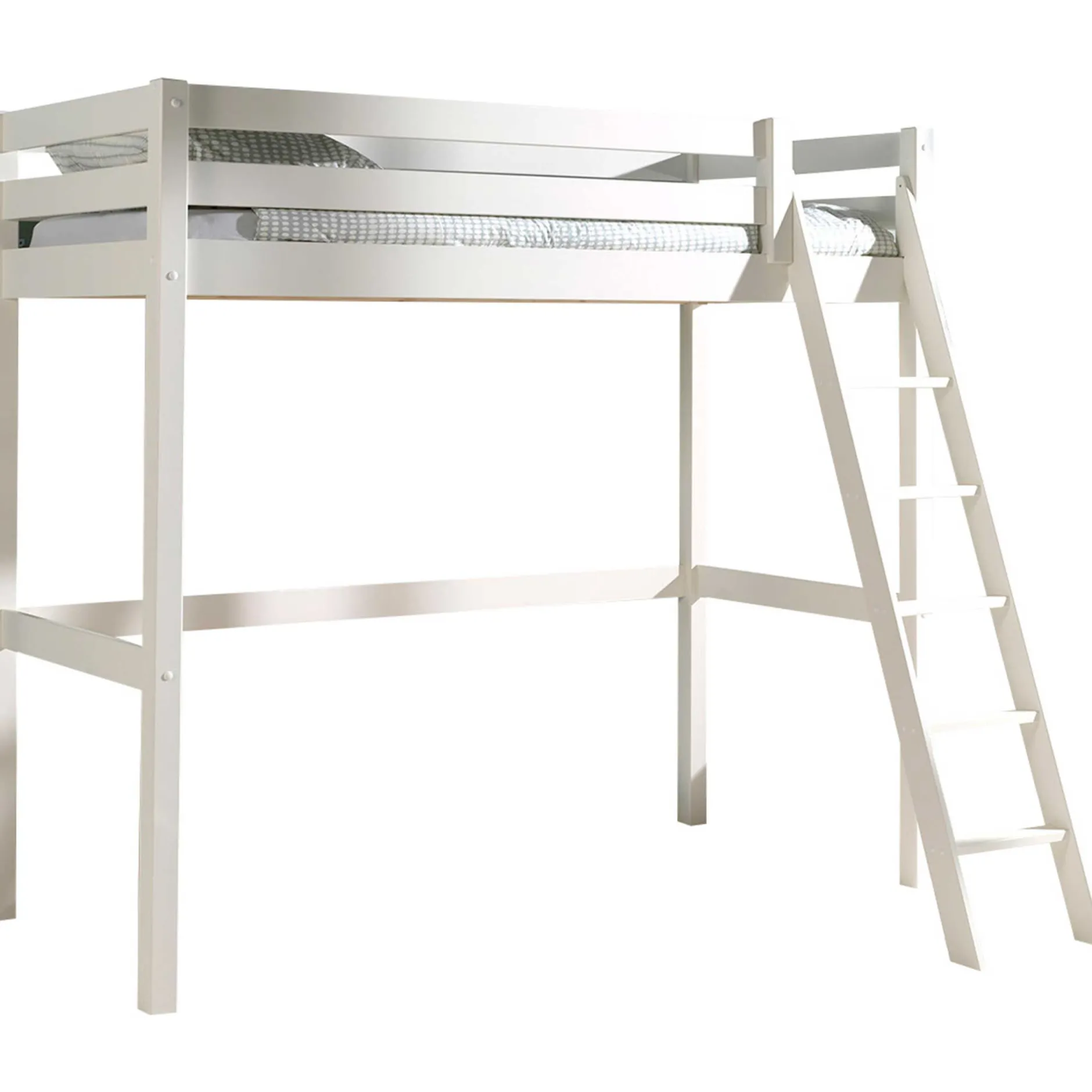 Hochbett Claire 90x200 - weiß