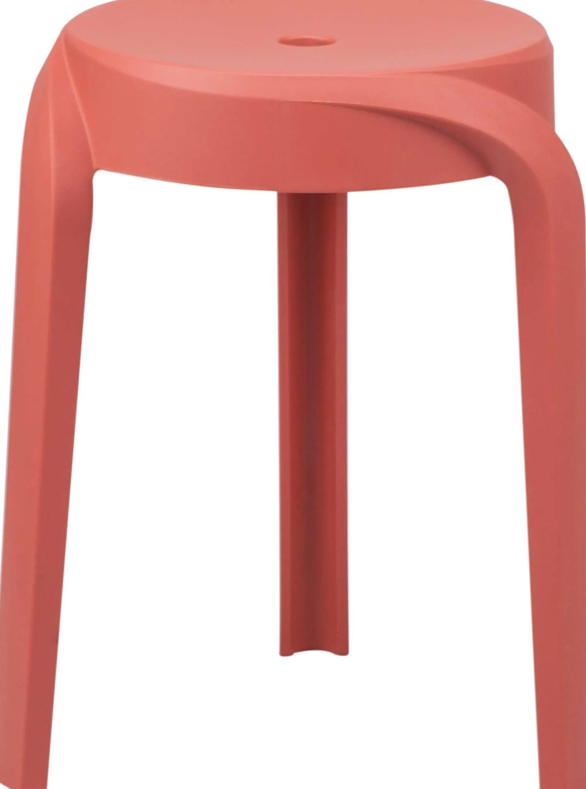 Hocker Aimee - 6er-Set - rot