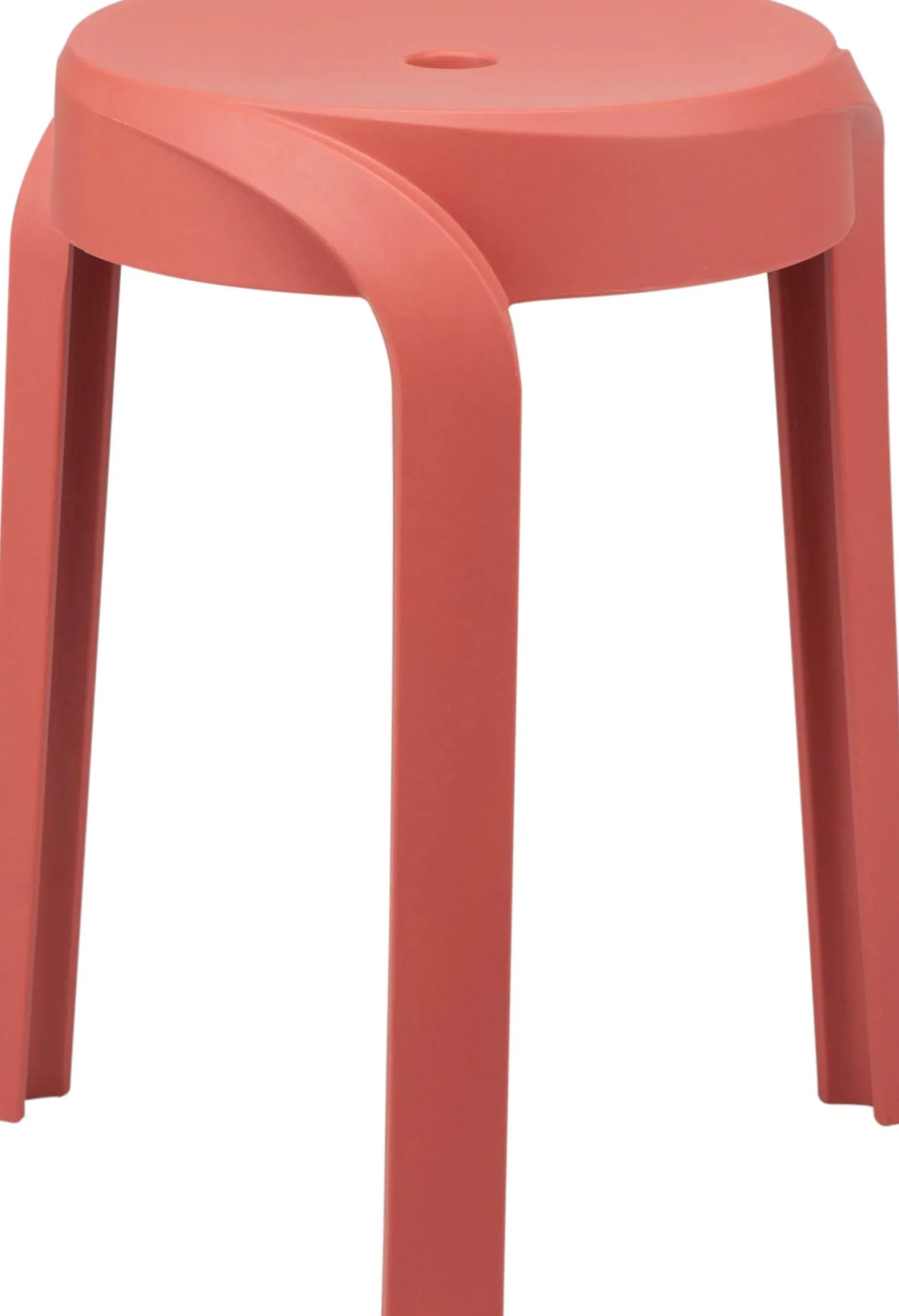 Hocker Aimee - 6er-Set - rot