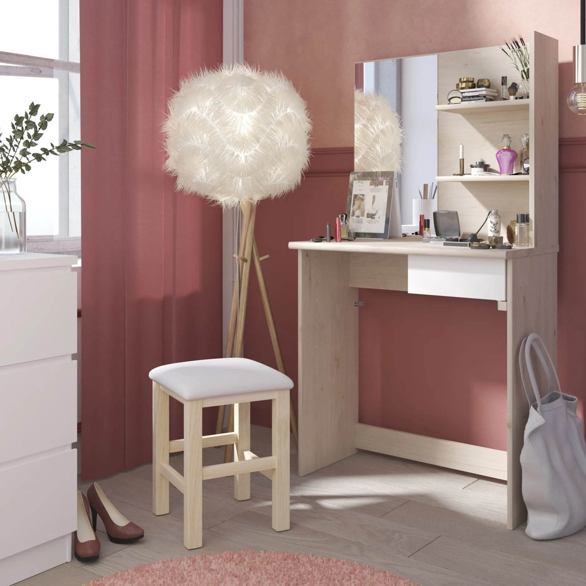 Hocker Sitty - Eiche