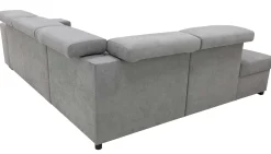 Holmes Ecksofa rechts - Armlehnen verstellbar - dunkelgrau