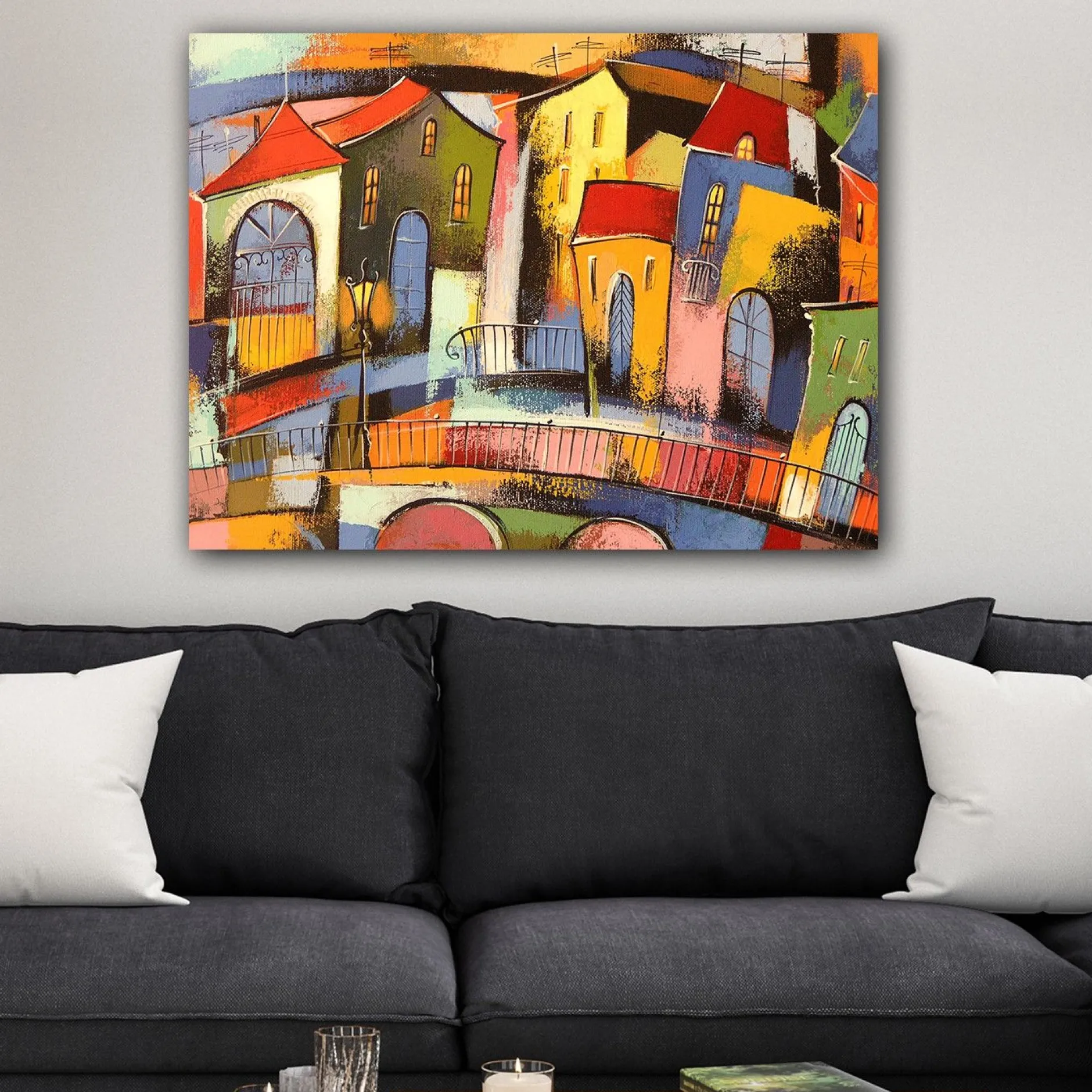 Hope Dekoratives Leinwandbild | Holzrahmen | 70 x 100 cm