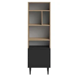 Horizon Bücherregal klein - Eiche/schwarz