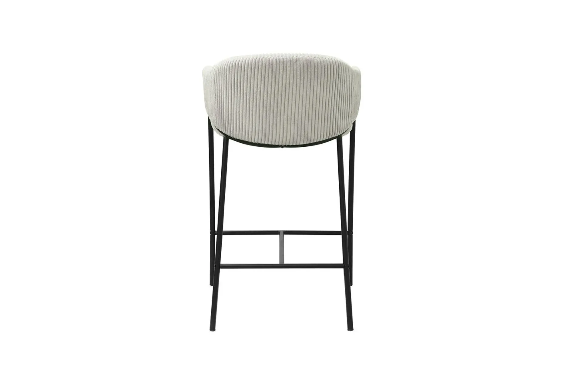 Hugo Corduroy Counterstool Hellgrau