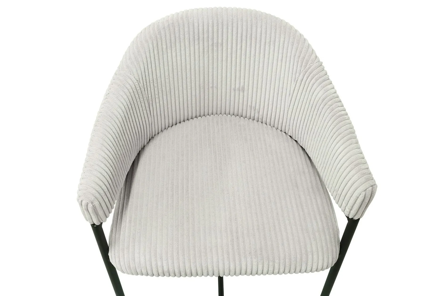 Hugo Corduroy Counterstool Hellgrau