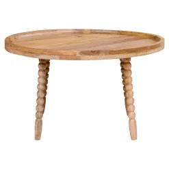 Jammu Couchtisch - Mangoholz natur Ø60x35 cm
