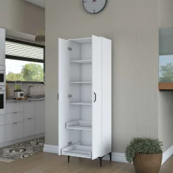 JE110 - 2945 Mehrzweckschrank | 100 % MELAMIN | Weiß