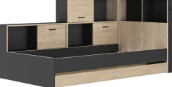 Jugendbett mit Bettkasten und Stauraum Erwan | 90 x 200 cm | Châtaignier-design