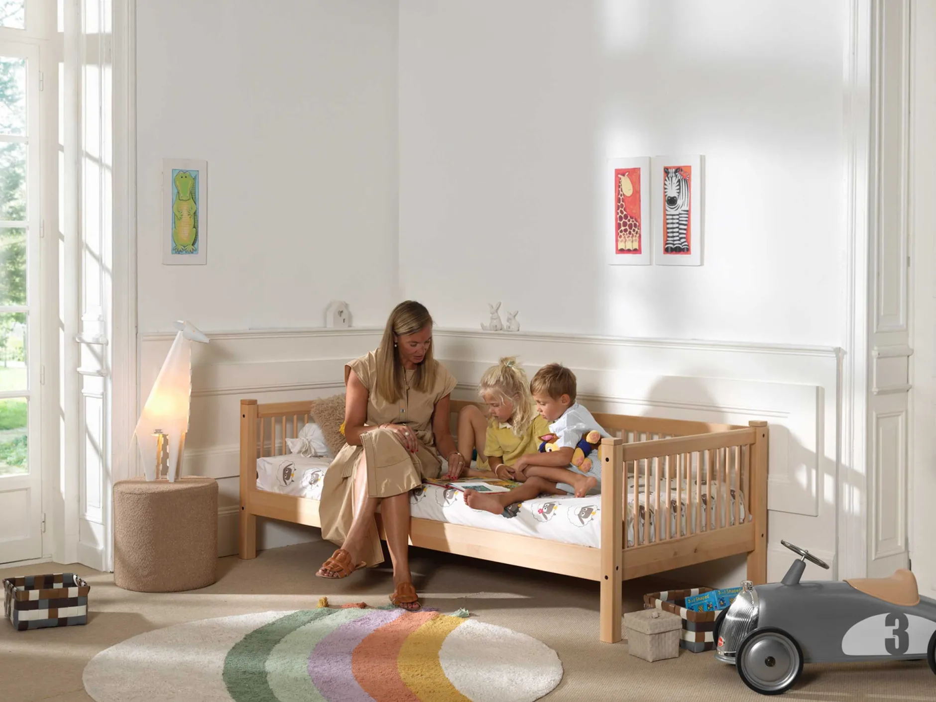 Kabinenbett Forrest 90x200 cm - Massivholz Buche