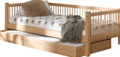 Kabinenbett Forrest 90 x 200 cm mit Rollbett - Buche