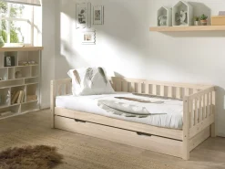 Kabinenbett Friedrich | 211,2 x 98,2 x 68 cm | Mit Bettkasten | Milky Pine Design