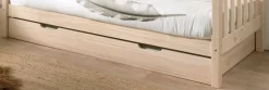 Kabinenbett Friedrich | 211,2 x 98,2 x 68 cm | Mit Bettkasten | Milky Pine Design