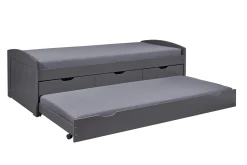 Kabinenbett Jenny 3 Schubladen - grau