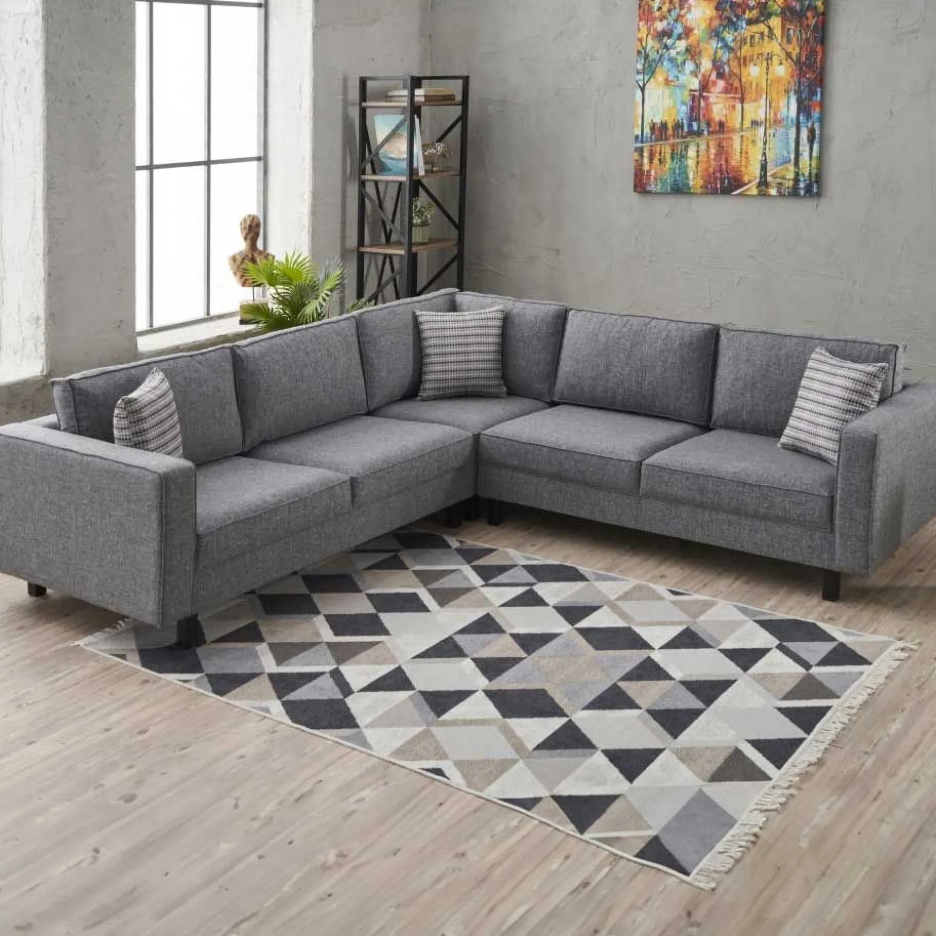 Kale Ecksofa | BUCHENHOLZ | Grau